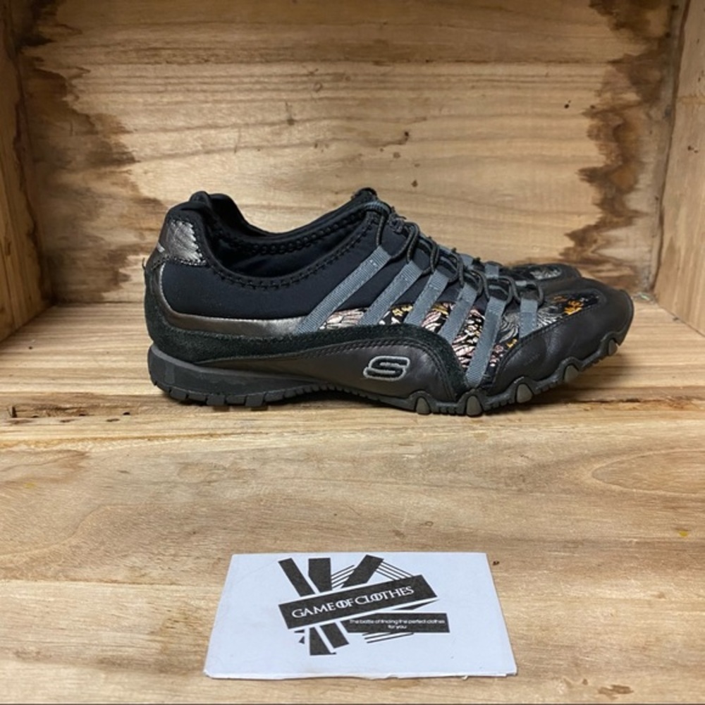 Skechers all out sport comfort black sneaker shoes